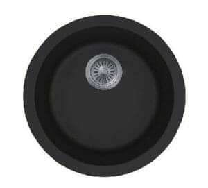 Pearl Black Undermount Single Bowl
  Granite Sink (Round) 455x190mm | CT-710