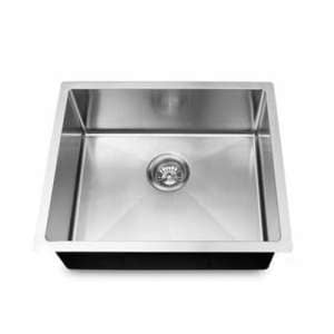 1.2mm Round Corner Stainless Steel
  Handmade Single Bowl Top/Flush/Undermount Kitchen/Laundry Sink –
  440x440x205mm | CH4444R.KS