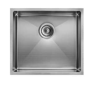 1.2mm Round Corner Stainless Steel
  Handmade Single Bowl Top/Flush/Undermount Kitchen/Laundry Sink –
  440x440x205mm | CH4444R.KS
