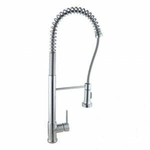 Tall Spring Chrome Pull Out Kitchen Sink
 Mixer Tap | CH1017.KM