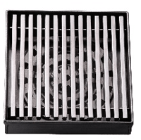 Grill Chrome Floor Drain (80 mm Outlet)