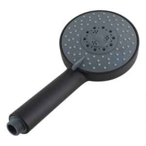 Black 5 Function Round Handheld Shower  Spray | OX-R3.HHS