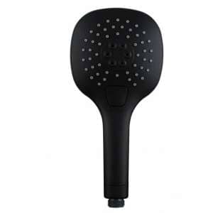 Matt Black ABS 3 Functions Handheld
  Shower Head Only | OX-R9.HHS