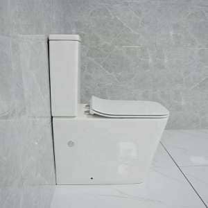 Back to Wall Two Piece Toilet – Rimless Spiral Flushing | A3981