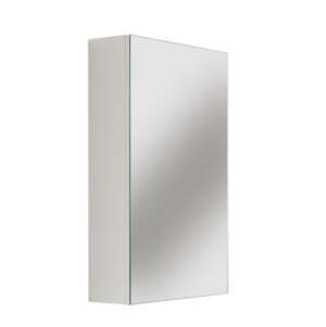 Bevel Edge Mirror PVC Shaving Cabinet –
  White Gloss – 450mm | MBSV450