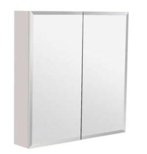 Bevel Edge Mirror
  PVC Shaving Cabinet – White Gloss – 750mm | MBSV750