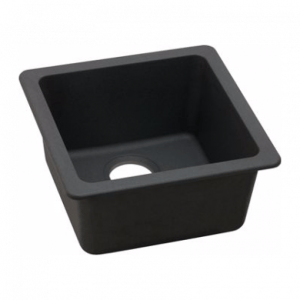 Black Granite Quartz Stone
  Kitchen/Laundry Sink Single Bowl Top/Under Mount – 422X422X203mm | OX4242.KS