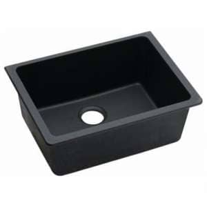 Black Granite Quartz Stone Undermount  Kitchen Sink Single Bowl – 635x470x241mm | OX6347.KS