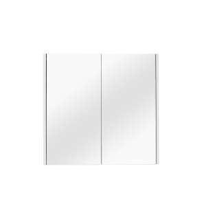 Qubist Shaving
 Cabinet – Double Doors – Matt White – 600mm | QSV600MW
