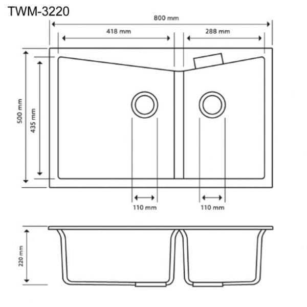 TWM 3220 spec