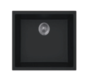 Pearl Black Undermount Single Bowl
  Granite Sinbk (Square) – 610x465x220mm | CT-904