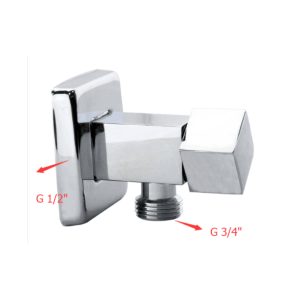 Laundry Square Chrome 1/4 Turn Washing Machine Stop Tap Pair | CH0017.WMT+CH0017.WMT