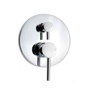 LUCID PIN Round Chrome Shower/Bath Mixer
  Diverter | CH0125.ST