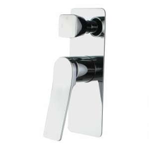 RUSHY Square Chrome Wall Mixer With
  Diverter | CH0155.ST | CH0155.ST