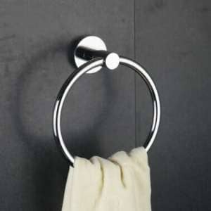 LUCID PIN Round Chrome Hand Towel Ring | CH6603.TR