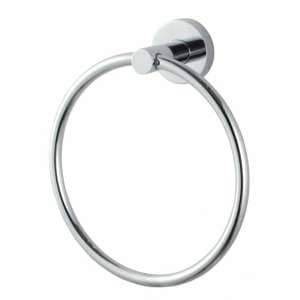 LUCID PIN Round Chrome Hand Towel Ring | CH6603.TR