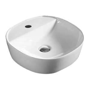 Gloss White Round-Edged Square Ceramic
 Basin | 400 x 400 x 120mm | PA4040TH