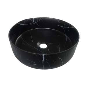 Round Marble Fine Ceramic Basin | 355x 355x120mm | PA3535MBM