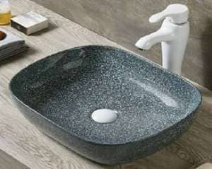 Gloss Mosaic Style Ceramic Basin | 485 x
 385 x 145mm | K2419- CV11