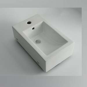 Fine ceramic Gloss White Above
 Counter/Wall-hung CLA Basin | 460x280x170mm | CLA-387-R