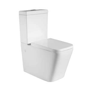 Qubist BTW Toilet Suite White – Box Rim Pan | LXT003