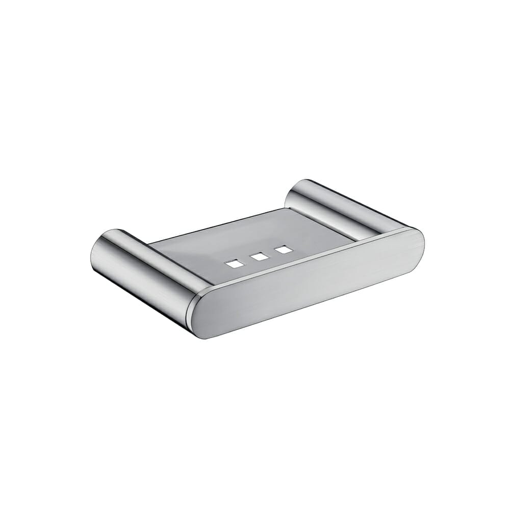 Esperia Brushed Nickel Soap Dish Holder   AR26.05 