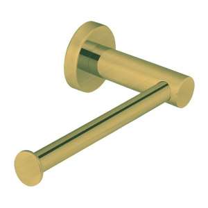 Pentro Brushed Yellow Gold Toilet Roll Holder