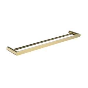 Esperia Brushed Yellow Gold Double Towel Rail 600mm