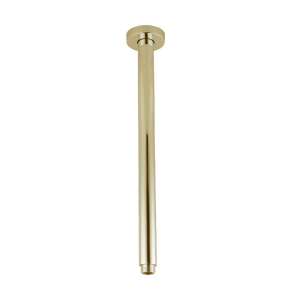 Pentro Brushed Yellow Gold Round Ceiling Shower arm 400mm