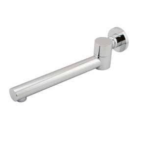 LUCID PIN Round Chrome Bathtub/Basin Swivel Wall Spout