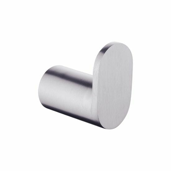 RUSHY Brushed Nickel Round Robe Hook