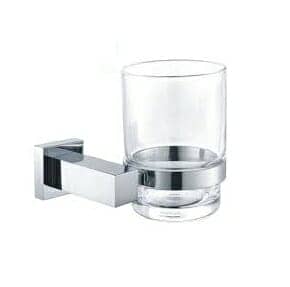 Single Tumbler Holder with Glass Cup