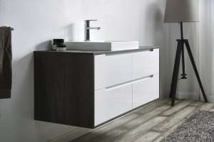 Wall Hung Vanity with Ceramic Top – 1200mm | PURE1200-FS