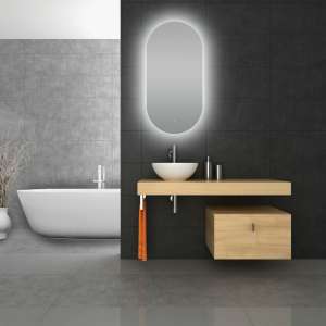 Oval Shape Backlit LED Mirror –  500x1000mm | LDO-1