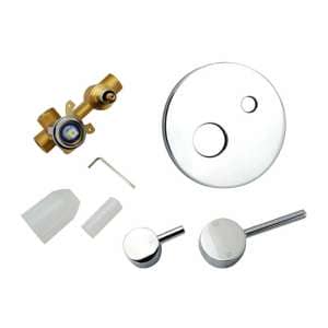LUCID PIN Round Chrome Shower/Bath Mixer
  Diverter(color up) | CH0125-2.ST