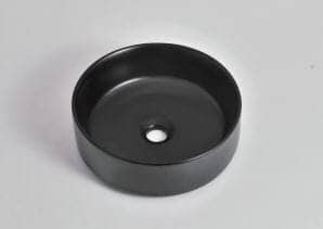 Levenge – 360mm Matte Black Round Above Counter Basin – CLA-524B-MB | 360*360*120mm