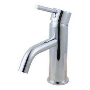 Round Chrome Short Basin Mixer Tap
 Crooked Water Spout | CH0150.BM