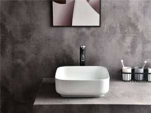 Fine Ceramic Gloss White Above Counter – CLA-423 | 380x380x140mm