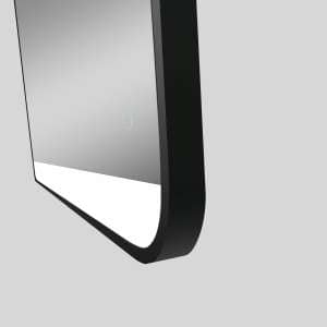 Black Frame LED Bathroom Mirror –
  700x800mm | BK-2SL7080