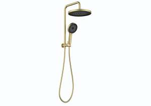 The Gabe Twin Shower – Brushed Gold