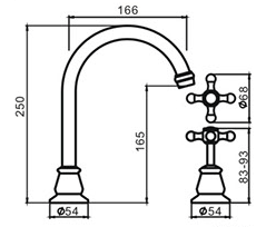 NOOSA HOB Sink Set | P856F – Chrome |
 P856F