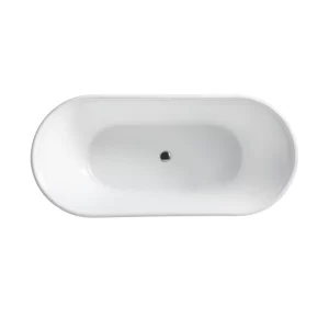 Balmoral Hampton Freestanding
  Bathtub | Gloss White – 1500mm | BAL-15