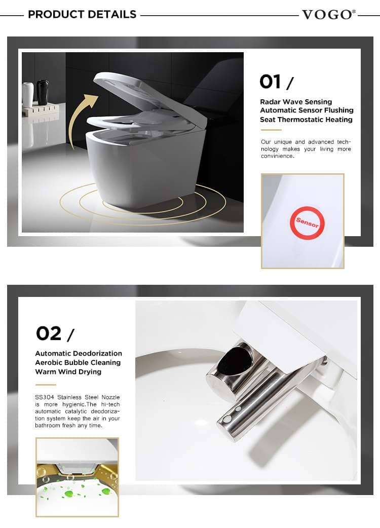 Smart Toilet Back To Wall | S-LXT004