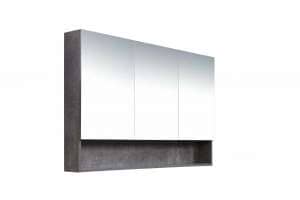 1200mm Shaving Cabinet with Shelf – Rock Cemento