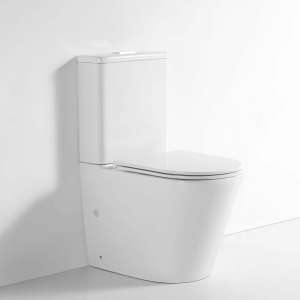 Back to Wall Toilet Suite – White – Rimless – 620x360x820mm | LXT004