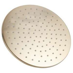 Pentro 250mm Brushed Yellow Gold Solid Brass Round Rainfall Shower Head | SR010.04
