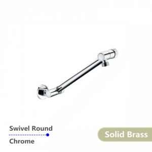 ss0109 chrome shower arm wall mount swivel round solid brass bsfnwi3s8skfy7y0