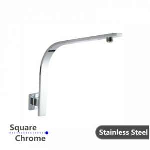 ss0129 wall mounted shower arm stainless steel square chrome eykrogo3eaqmo8rn