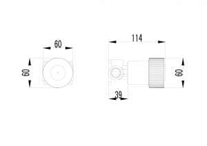 SOKO Progressive Wall Mixer Set –
  Gunmetal Grey | HYB77-301GM