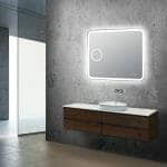 LED Mirror with Magnifier and Digital
  Clock – LDT 900x750mm | LDT-9075